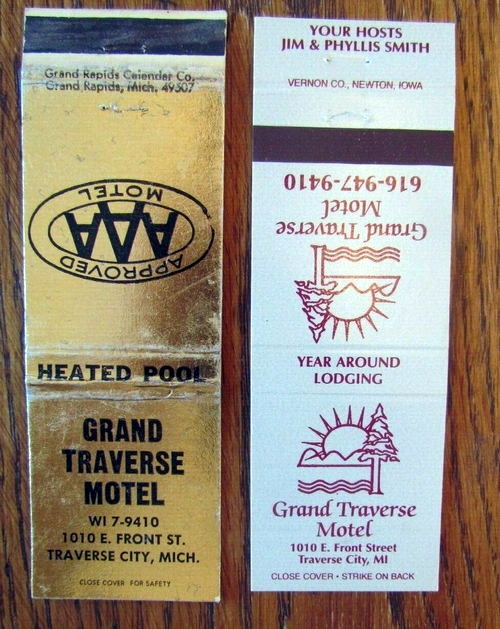 Grand Traverse Motel - Matchbooks